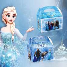 12pcs Anna Princess Pink Party Favor Candy Gift Boxes, Birthday Party Candy Gift Boxes - Multicolor - View 4