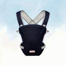 1pc Baby Mesh Backpack Carrier, Cross-Back Design, Adjustable Pressure-Relieving Shoulder Straps, Breathable Mesh For Ventilation, Lightweight Convenient Carrying Solution For Infants & Toddlers - Baby Mesh Breathable Baby Carrier - View 9