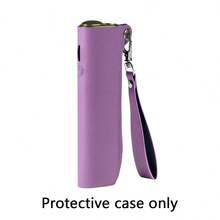 BLBLBL 1PC Multi-Color Portable Keychain Lanyard Anti-Scratch Electronic Cigarette Protective Case FOR IQOS ILUMA I ONE, PU Leather Material Comfortable Touch Shock-Absorbing Anti-Scratch, Suitable For Daily Use - PU Leather Style - View 12