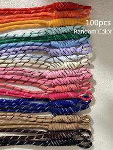 30pcs/Pack Handmade Woven Nylon Rope, 24-28cm Climbing Rope For Knotting, Key Chain, Phone, Bag, Doll DIY Hanging Decor Accessories - Colored Nylon Rope - View 14