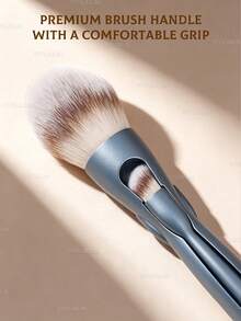 4 In 1 Magnetic Makeup Brushes Set, Soft Synthetic Bristles Foundation Brush Blush Brush Eyeshadow Brush Concealer Brush Highlight Brushes, Professional Makeup Brushes For Face Eye Makeup - Grey - View 7