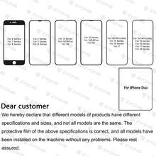 ZYONS 2片裝全螢幕覆蓋高清全膠 2.5D 9H 鋼化玻璃螢幕保護貼，相容 iPhone 18 Pro Max/18 Pro/Duo/17 Pro Max/17 Pro/17 Air/17、16 Pro Max/16 Pro/16 Plus/16、15/15 Plus/15 Pro/15 Pro Max、14/14 Plus/14 Pro/14 Pro Max、13/13 Mini/13 Pro/13 Pro Max、12/12 Mini/12 Pro/12 Pro Max、11/11 Pro/11 Pro Max、X/XS/XS Max、8/8 Plus/7/7 Plus 系列 - 黑色 - 查看 9