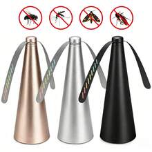 Silent Physical Fly Repeller, Picnic BBQ Tabletop Fly And Small Insect Repelling Fan, Home Kitchen Food Stall Food Protection Fly Repeller, Battery Not Included - Multiple Styles - View 2