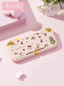 Ayotu متوافق مع جهاز ألعاب Switch/Switch OLED/Switch Lite، غلاف وإكسسوارات، نمط شجرة عيد الميلاد الكرتونية والدب والجرس، المجموعة تشمل بطانية واقي، حقيبة تخزين، غلاف قاعدة الشحن، بطانية واقي لوحدة التحكم، أنماط متعددة متاحة، رومانسية الشتاء، هدية عيد الميلاد/عيد الفصح/عيد الميلاد/الذكرى السنوية - مشاهدة 15