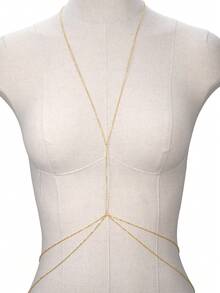 TOKRING Gold Body Chain For Women, Adjustable Layered Beach Bikini Jewelry Belly Chain,Waist Chain Body Jewelry,Adjustable Fit,Beach Vacation - Multicolor - View 4