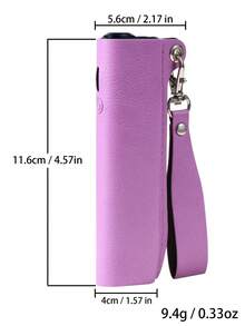 BLBLBL 1PC Multi-Color Portable Keychain Lanyard Anti-Scratch Electronic Cigarette Protective Case FOR IQOS ILUMA I ONE, PU Leather Material Comfortable Touch Shock-Absorbing Anti-Scratch, Suitable For Daily Use - PU Leather Style - View 4
