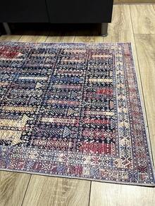 Digitally Printed Non-Slip Washable Runner And Area Rug Suitable For Living Room, Outdoor, Kitchen, Bedroom Carpet, Modern Design | Modern, Scandinavian, Bohemian And Classic Styles | 100% Polyester - Light Grey - View 9