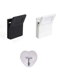 2/1pc Minimalist No-Drill Wall-Mounted Toothpaste & Facial Cleanser Storage Rack, Kitchen Glove Storage & Multi-Function Clip, Household Rubber Glove & Cleaning Cloth Rack, Space-Saving Bathroom Storage Rack, Practical Kitchen Gadget, Bathroom Accessory, Kitchen Accessory, Room Decor, Autumn Home Decor, Back To School, College Essentials - Multicolor - View 11