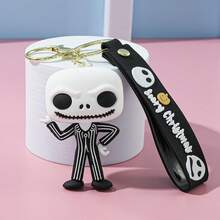 Disney 1 buah Gantungan Kunci Seri Mimpi Buruk Natal, Bahan PVC, Figur Tengkorak Jack yang Dipersonalisasi, Cocok untuk Dekorasi Liontin Ransel, Hadiah Pesta yang Sempurna, Hadiah Liburan untuk Penggemar - Beraneka warna - View 11