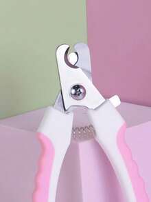 1pc Steel Pet Nail Clipper Suitable For Small Dogs And Cats, Non-Slip Handle Precision Trimming Quiet Professional Quality Good, Suitable For Home Use Anti-Slip Handle Accurate Trimming Silent Professional Grade Grooming Tool, Corrosion Resistant Manual Claw Clipper For Home Use - A - View 3