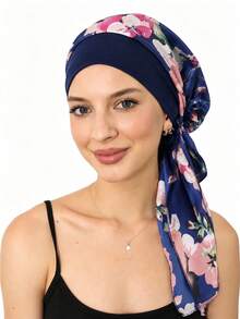 Women's Chemotherapy Headscarf Cancer Patient Headwrap Lightweight Hair Loss Coverage Headscarf - Color - View 2