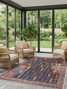Digitally Printed Non-Slip Washable Runner And Area Rug Suitable For Living Room, Outdoor, Kitchen, Bedroom Carpet, Modern Design | Modern, Scandinavian, Bohemian And Classic Styles | 100% Polyester - Light Grey - View 3