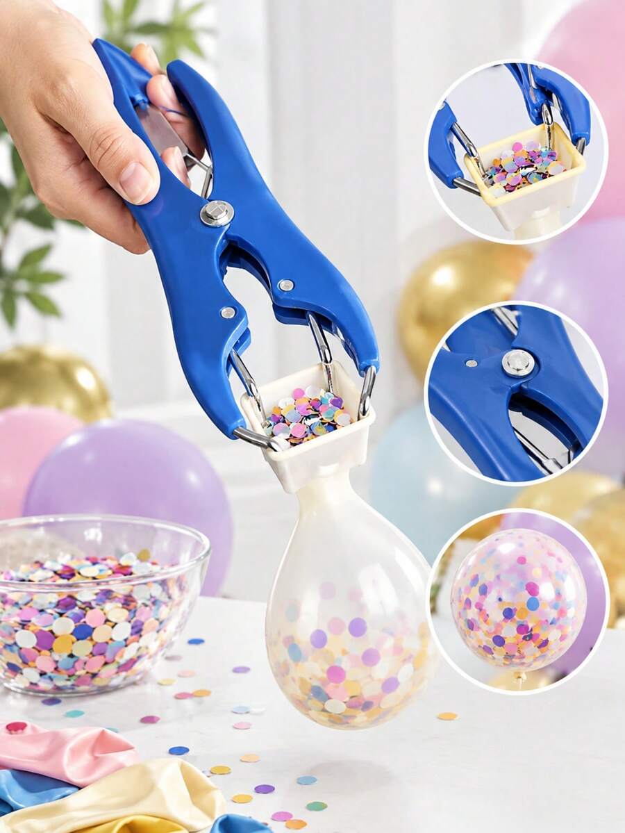 Multifunctional Balloon Flaring Pliers, Heavy-Duty Plastic & Metal Expander Tool For Latex Balloon Confetti Filling, Livestock Castration Ring Expander For Farm Pig Sheep Use