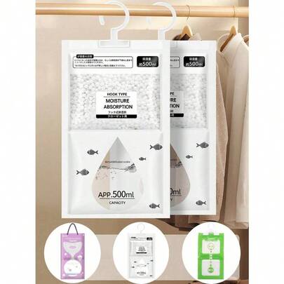Kantong Pengering Udara Gantung Ukuran Besar, Pengering Udara Lemari Tanpa Listrik, Untuk Lemari Pakaian, Kamar Mandi, Ruang Bawah Tanah, Menghilangkan Bau, Mencegah Jamur, Menyerap Kelembapan, Untuk Rumah, Asrama, Perjalanan, Penyimpanan Pakaian, Pengontrol Kelembapan, Hadiah Hari Ibu