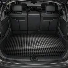 1PC Heavy-Duty Trunk Mat: Durable, Fit, Stylish Houndstooth Pattern, Compatible With Most Cars SUVs Trucks, All-In-One Interior Protection & Outdoor Floor Mat, Fashionable Vehicle Accessory, Perfect Car Protection Gear – Ideal Christmas - A - View 3