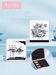 Ayotu Compatible With Switch/Switch OLED/Switch Lite Game Circuit Pattern Game Console Shell And Accessories, Package Includes Protective Case, Storage Bag, Dock Shell, Controller Protective Cover And Other Multiple Styles Of Accessories To Choose From, Autumn Romance, Christmas/Halloween/Easter/Back To School Gift/Birthday Gift/Anniversary Gift. - View 13