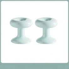 2pcs Minimalist Cute Toilet Buttons, Fresh Macaron Color, One-Click Replacement Anti-Breakage Accessory, Anti-Scratch, Suitable For Bathroom Decor, Applicable To Cabinet Doors, Drawers, Etc. - Multicolor - View 6