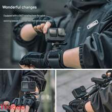 Yoobao 360° Rotating Camera Wrist Strap, Adjustable Breathable Wrist Mount, Compatible With , , Action Cameras, POV Shooting Accessory, Suitable For Cycling, Climbing, Travel - View 5