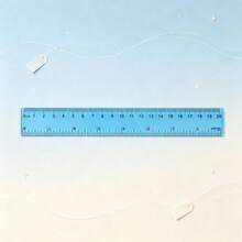 10件/1件 直尺 直邊尺 創意文具 透明塑膠學生尺 量測工具 彩色尺 開學/萬聖節/聖誕節必備 - 多款式 - 查看 19