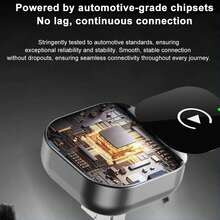 2-In-1 Wireless Carplay Adapter With Wired Carplay (USB To C), Metal Design Mini Wireless CarPlay Adapter Compatible With Iphone IOS 10+ System - 2 In 1 - View 5