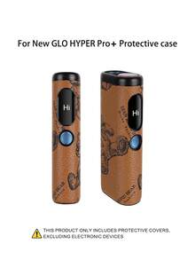 1PC For GLO HYPER Pro+ Protective Case, Made Of Fine PU Leather Wear-Resistant Material, Effectively Protects Against Bumps, Drops, Scratches And Fingerprints, Precise Cutouts, High-Quality Texture, Exquisite Minimalist Fashionable Cute Leather Texture, Multiple Colors Available Unisex Couple Style Storage Box, Meets Different Aesthetic Preferences To Create Your Own Personalized Protective Shell. Lightweight And Not Bulky, Convenient For Carrying, Suitable For Gifts And Personal Use, Thoughtful Daily Protection. - GLO HYPER Pro+/Brown Bear - View 13
