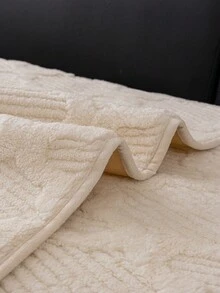 1pc Plush Jacquard Sofa Cushion, Non-Slip Pet-Friendly Seat Pad, Thick Warm Sofa Cover For 1-4 Seat Sofa, Decorative Protective Cover, Machine Washable,Halloween,Christmas,Fall, Autumn, Fall Decor - Beige - View 9