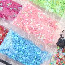 3mm Mini Tiny Flat Round Sequin Paillettes Round Loose Sequins Colorful PVC Iridescent Applique Large Spangle Craft Loose Sequin For Sewing Craft DIY Embroidery Ornament Supply - 3mm - View 9