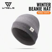 1pc WRELS Women's Knitted Beanie Hat, Warm Thick Windproof Earflap Knit Cap, Suitable For Winter Outdoor Sports & Running - Multicolor - View 14