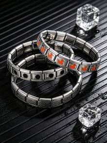 1 Piece Of Stainless Steel Star Shaped Circular Italian Module Watch Strap Pendant For DIYbracelet Making Kit - Watch Strap - View 1