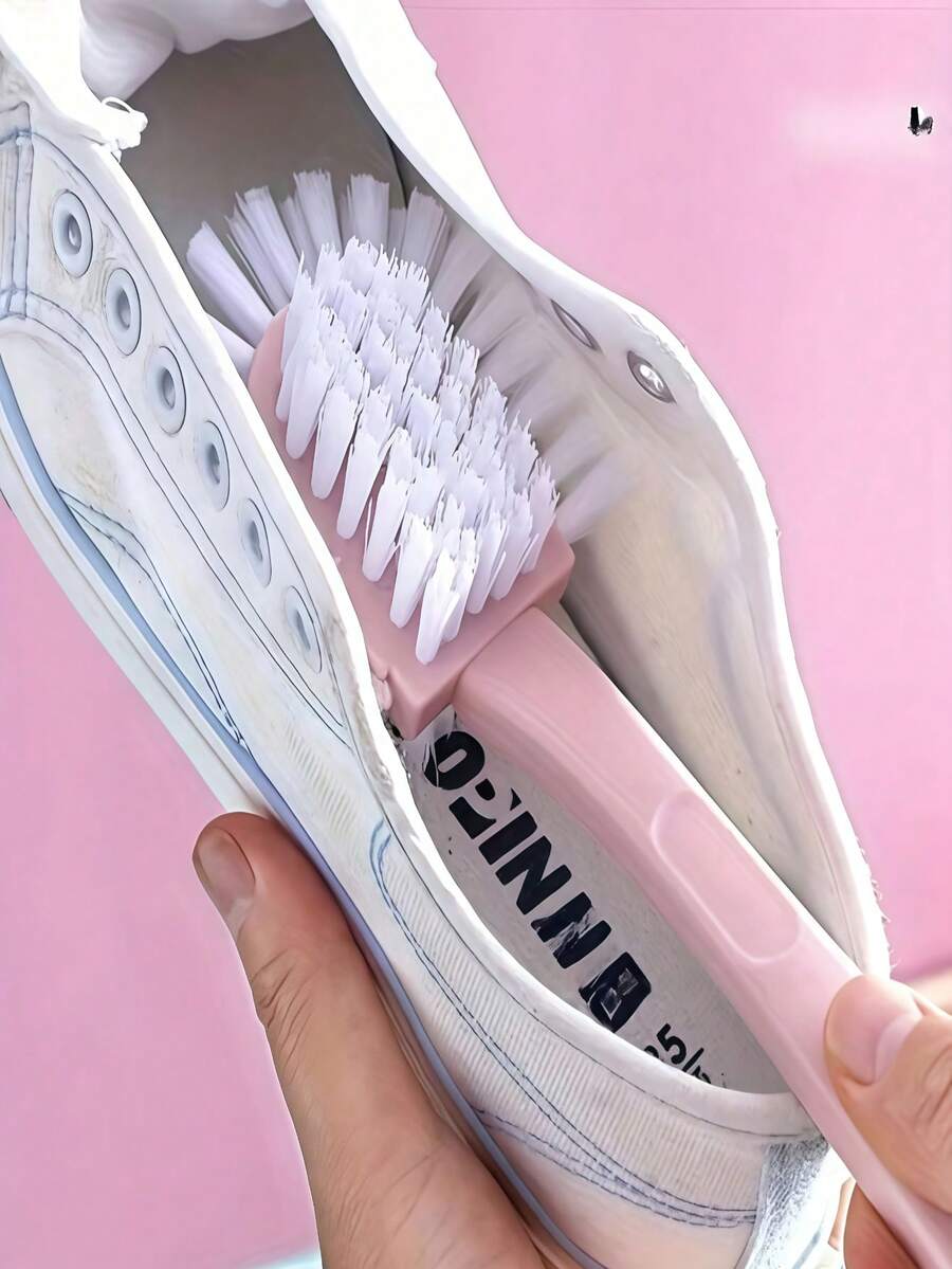 1/2 Multi-Angle Shoe Brush, 5-In-1 Durable Shoe Brush, Plastic Material, Efficient Cleaning, Suitable For Laundry And Shoe Cleaning And Other Multi-Function Tools, Also Can Be Used For Home Cleaning - Multicolor - View 1