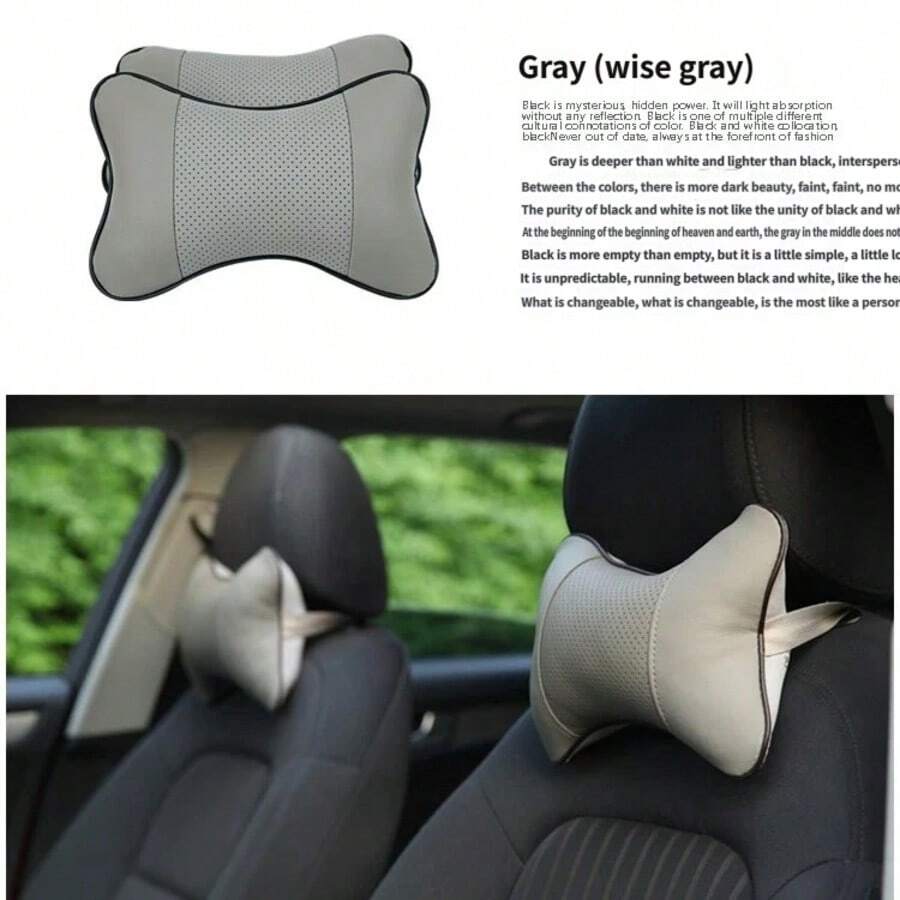 Car & Home Dual-Use Car Headrest Pillow, Bone-Shaped Neck Support Pillow For Car Interior - Car Neck & Lumbar Pillow - View 1