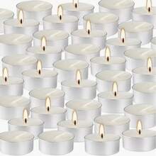 30pcs Smokeless Tea Light Candles, Romantic Atmosphere Candles, Suitable For Candle Warmer And Party Decoration - Multicolor - View 5