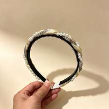 1件 精緻優雅極簡風女款髮箍髮飾，適合日常配戴 - 查看 8