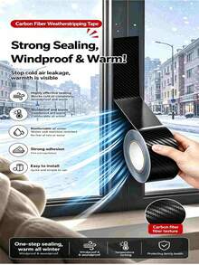 Window Windproof Sealing Tape, No Residue, Waterproof And Windproof For Glass Door And Window Cracks, Winter Special Offer Cold-Proof And Warm-Keeping Film Tape, Plastic Steel Typhoon-Proof And Leak-Proof Sealing Window Tape - Multicolor - View 2