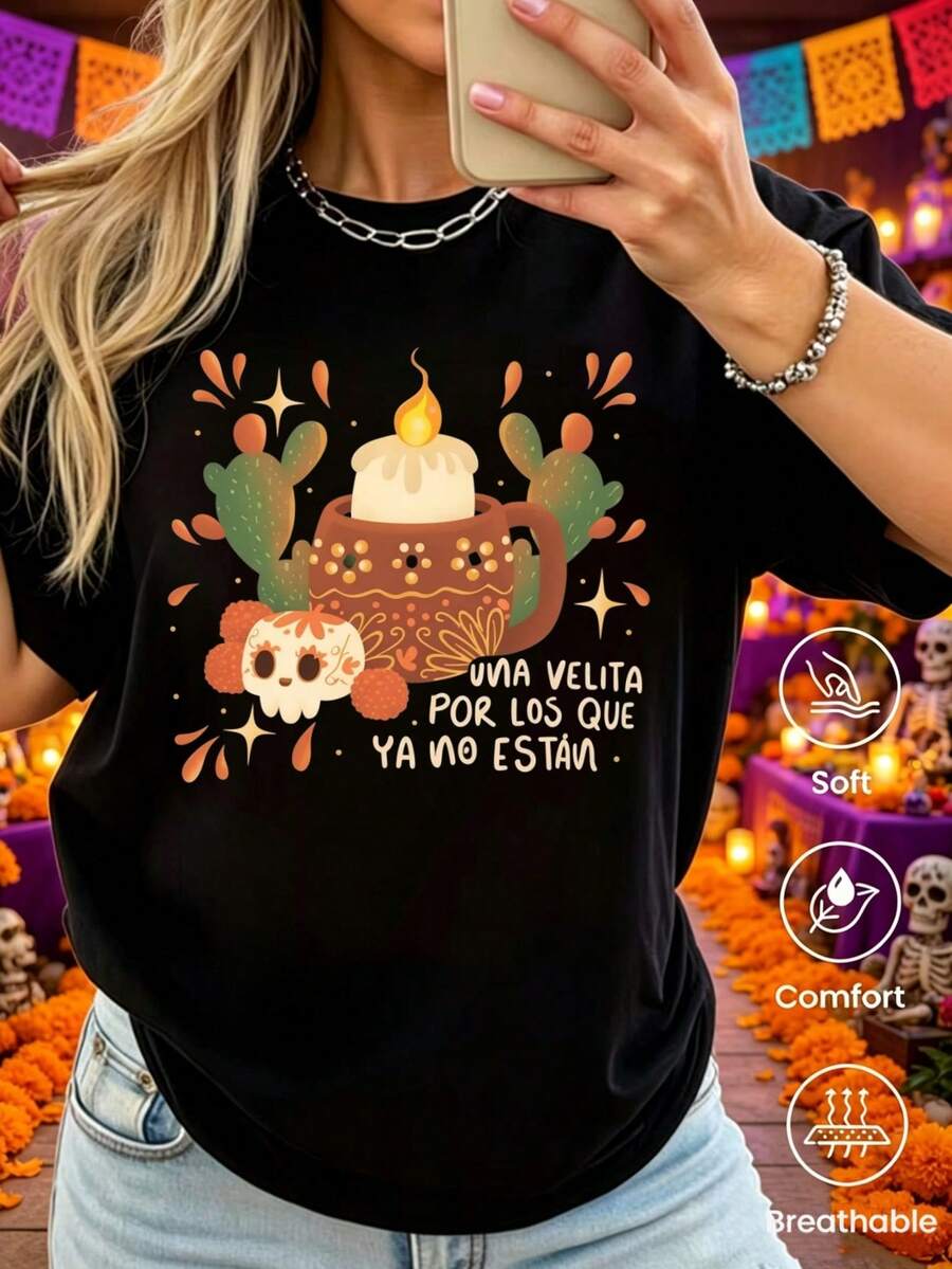 Women T-Shirts - Black - View 1