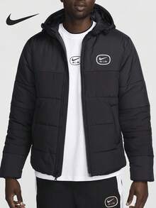 Nike Air Men's Thickened Sports Warm Durable Hooded Padded Coat HM0198-011 - HM0198-011 - View 1