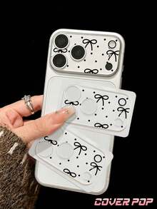 1 buah Pelindung Lensa Ponsel Motif Pita Hitam, Kompatibel dengan iPhone 17 Pro/17 Pro Max/18 Pro/18 Pro Max, Perlindungan Lensa Anti Gores Cakupan Penuh, Aksesori Ponsel dengan Nuansa Manis dan Menyejukkan, Hadiah Ulang Tahun dan Liburan untuk Anak Perempuan, Keluarga, dan Teman - Clear - View 4