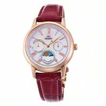 Orient Women's Luxury Multifunction Watch With Date Calendar Display, Elegant Crocodile Pattern Strap, Daily Wear RA-KA0001A00B - White - View 6