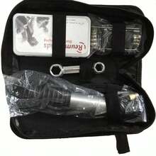 Bicycle Tire Pump & Patch Kit, Bicycle Repair Tool Set, Glue-Free Tire Repair Combination Pack - Multicolor - View 9