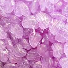 20PCS/50PCS Acrylic Glitter Glow-In-The-Dark Water Ripple Heart Beads, Dopamine Color Heart Beads, Suitable For Handmade DIY Beaded Bracelets, Necklaces, Jewelry And Craft Accessories - Colorful Glitter Glow-in-the-dark Heart - View 4