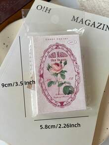 30pcs Small Fresh Floral Irregular Border Stickers Box, Artistic Versatile Scene Making DIY Journal Background Decor Stickers, Scrapbooking Supplies, School & Office Stationery - Rectangle - View 11