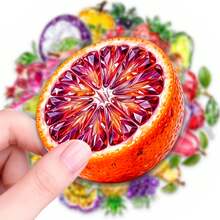 50 buah Stiker Kertas Buah Kristal Motif Doodle PET, Cocok untuk Guru, Orang Tua, Hadiah Belajar di Kelas, Label Kado, Segel Amplop, Stiker Alat Tulis Kemasan Kado Kantor - Beraneka warna - View 6