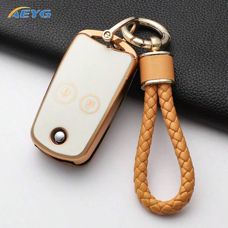 Car Key Fob Cover With Keychain Lanyard For Acura For For Accord For MDX For RDX For TL For TSX For ZDX - Model H - View 1