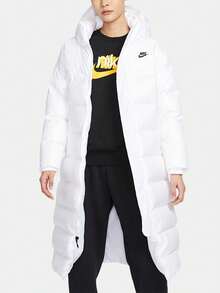 Nike New Women's Minimalist Long Hooded Warm Down Jacket DV0571-100 - DV0571-100 - View 2