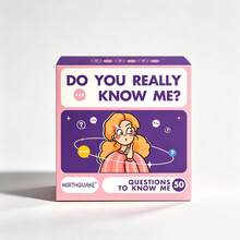 Do You Really Know Me? Ice Breaker Question Card Game, Fun Social Tabletop Game, Perfect Gift For Christmas, Game Party, Entertaining Game For Adult Friend Holiday Parties - Multicolor - View 9