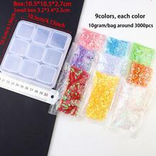 3mm Mini Tiny Flat Round Sequin Paillettes Round Loose Sequins Colorful PVC Iridescent Applique Large Spangle Craft Loose Sequin For Sewing Craft DIY Embroidery Ornament Supply - 3mm - View 15