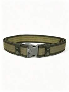 Tactical Belt Unisex Camouflage EVA Military Style Fan Fabric Tactical Belt Buckle Canvas Camouflage Lightweight Functional Outer Belt Men Outdoor Multi-Functional Versatile Student Military Training Canvas Belt - Multicolor - View 3