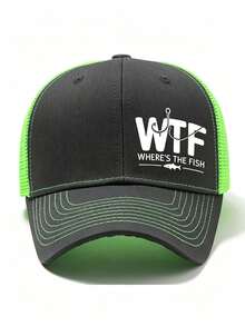 1pc Letter Print Baseball Cap, Unisex Fashionable Versatile Trucker Hat, Baseball Cap Suitable For Daily Wear - Multicolor - View 12