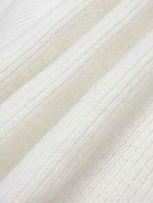 Spring/Summer Women's Fashion French Soft Wax Texture High-End Loose Knit Cardigan, Women's Short Casual Sweater Top - Milky White - View 10