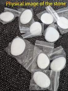 20 Medium Smooth White Painting Stones - Flat And Hand-Selected, Suitable For Crafts, Art, Decoration - No Chemicals, Smooth Surface For Even Effect, Ideal For Beginners And Handmade Projects, Craft Supplies, Art Projects, Decorative Stones - Multiple Styles - View 5